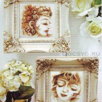 схема вышивки богини удачи