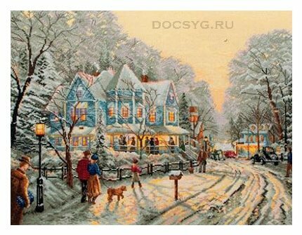 схема вышивки праздничная прогулка