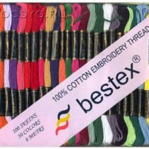 карта цветов мулине bestex