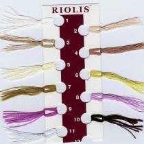 карта цветов мулине riolis