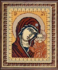 Схема вышивки Богоматерь Казанская