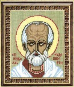 Схема вышивки Николай Чудотворец