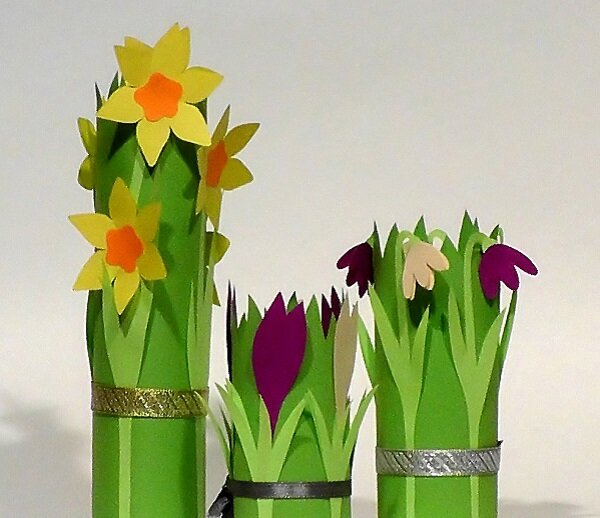Paper flowers templates